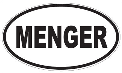 MENGER - Oval Magnet