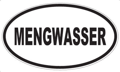 MENGWASSER - Oval Magnet