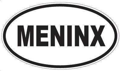 MENINX - Oval Sticker