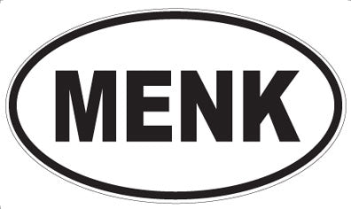 MENK - Oval Sticker