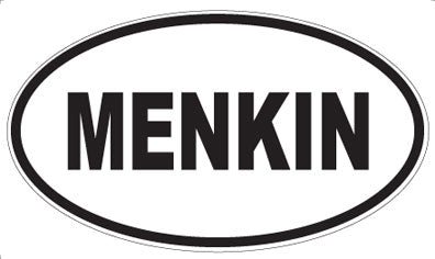 MENKIN - Oval Sticker