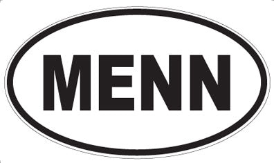MENN - Oval Sticker