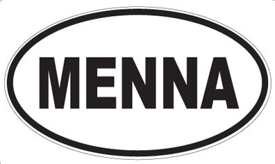 MENNA - Oval Magnet