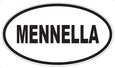 MENNELLA - Oval Magnet