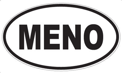 MENO - Oval Magnet