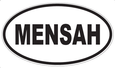 MENSAH - Oval Sticker