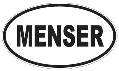 MENSER - Oval Magnet