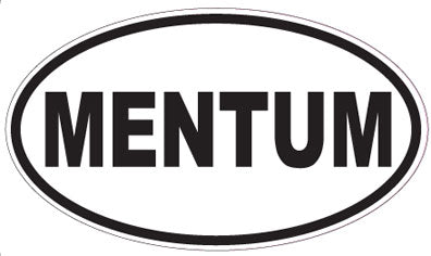 MENTUM - Oval Sticker