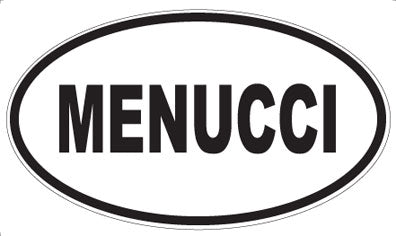 MENUCCI - Oval Magnet