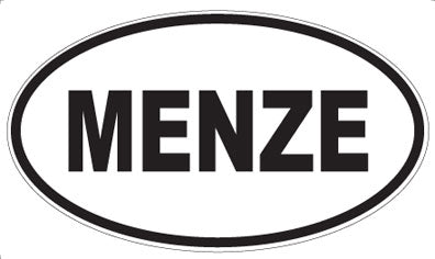MENZE - Oval Magnet