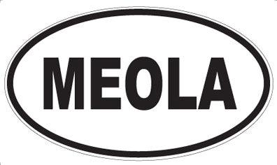 MEOLA - Oval Magnet