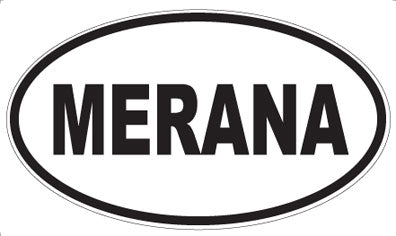 MERANA - Oval Magnet