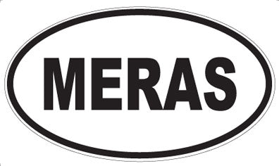 MERAS - Oval Magnet