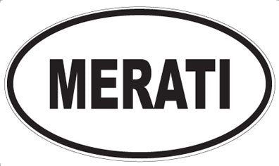 MERATI - Oval Magnet