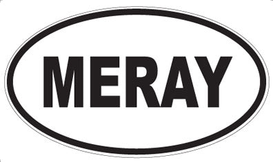 MERAY - Oval Magnet