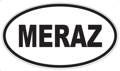 MERAZ - Oval Magnet