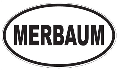 MERBAUM - Oval Magnet