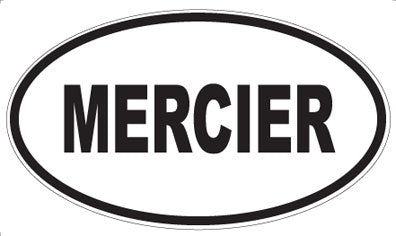 MERCIER - Oval Magnet