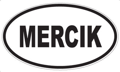 MERCIK - Oval Magnet