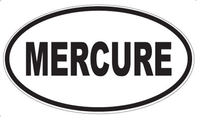 MERCURE - Oval Sticker