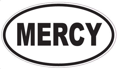MERCY - Oval Magnet