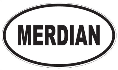 MERDIAN - Oval Magnet