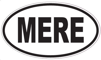 MERE - Oval Sticker