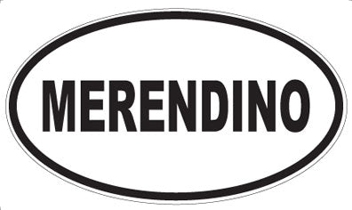 MERENDINO - Oval Magnet