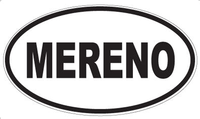 MERENO - Oval Magnet