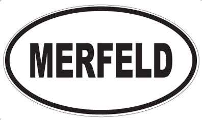 MERFELD - Oval Magnet