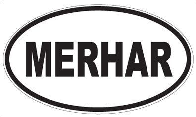 MERHAR - Oval Magnet