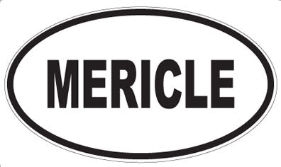 MERICLE - Oval Magnet