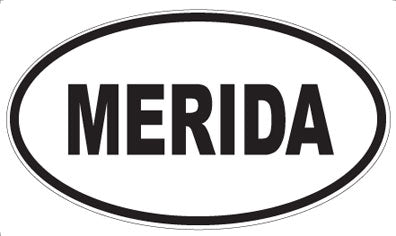 MERIDA - Oval Magnet