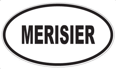MERISIER - Oval Sticker