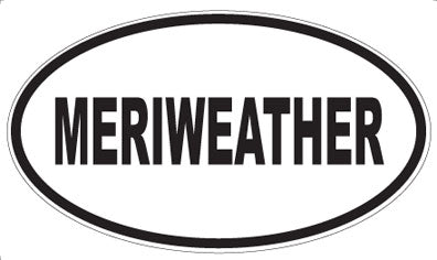 MERIWEATHER - Oval Magnet