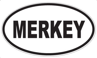 MERKEY - Oval Magnet