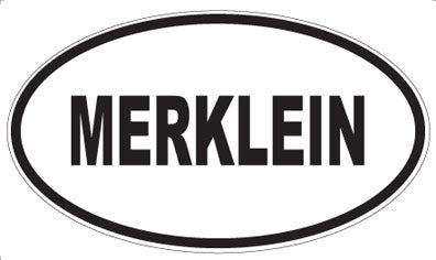 MERKLEIN - Oval Magnet