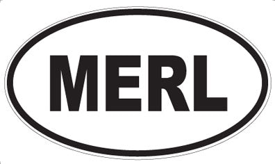 MERL - Oval Sticker