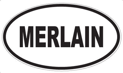 MERLAIN - Oval Magnet