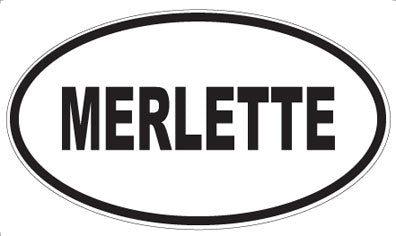 MERLETTE - Oval Magnet