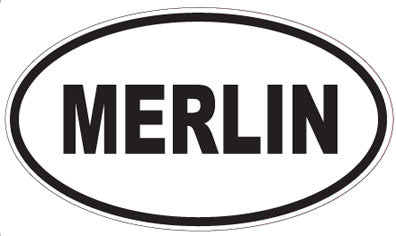 MERLIN - Oval Sticker
