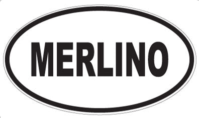 MERLINO - Oval Sticker