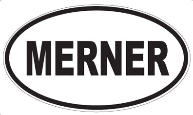 MERNER - Oval Magnet