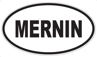 MERNIN - Oval Magnet