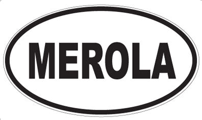 MEROLA - Oval Magnet