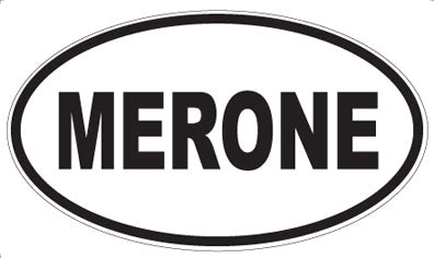 MERONE - Oval Magnet