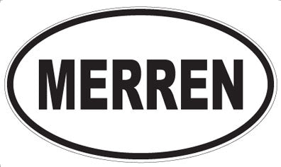 MERREN - Oval Magnet