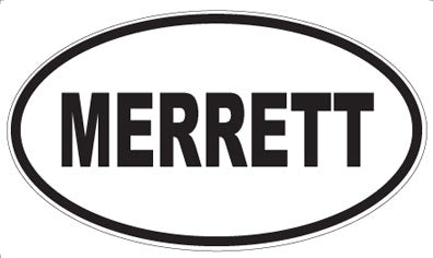 MERRETT - Oval Magnet