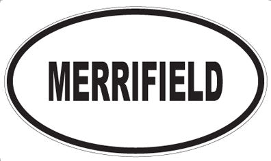 MERRIFIELD - Oval Sticker