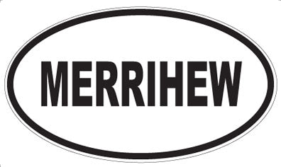 MERRIHEW - Oval Sticker